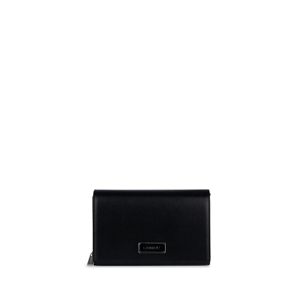 Le Rebecca - Sac bandoulière en cuir vegan noir recyclé