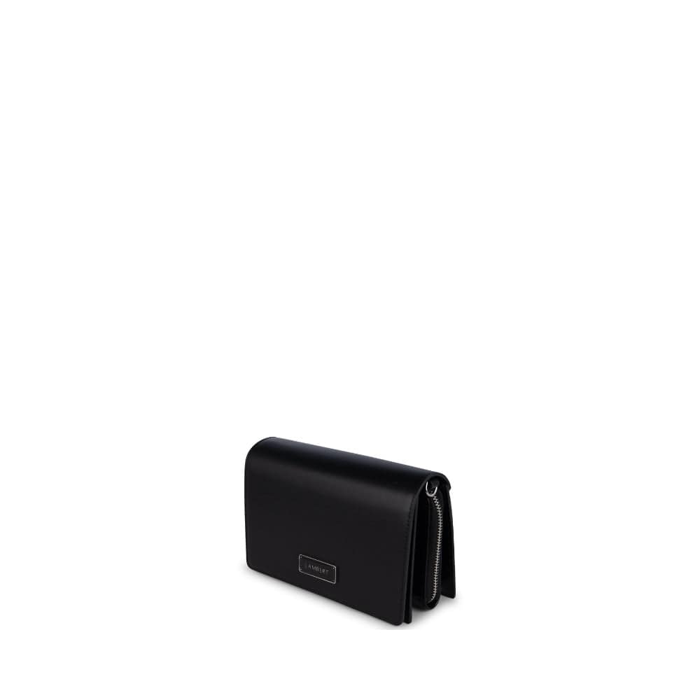 Le Rebecca - Sac bandoulière en cuir vegan noir recyclé