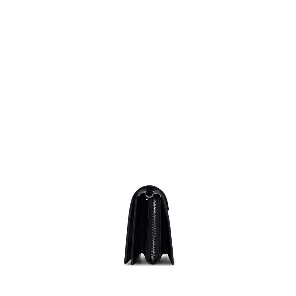 Le Rebecca - Sac bandoulière en cuir vegan noir recyclé