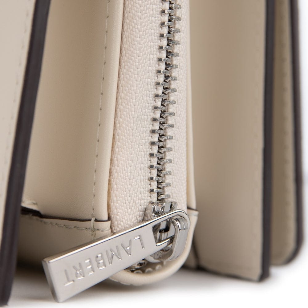 The Rebecca - Salt Vegan Leather Crossbody Bag