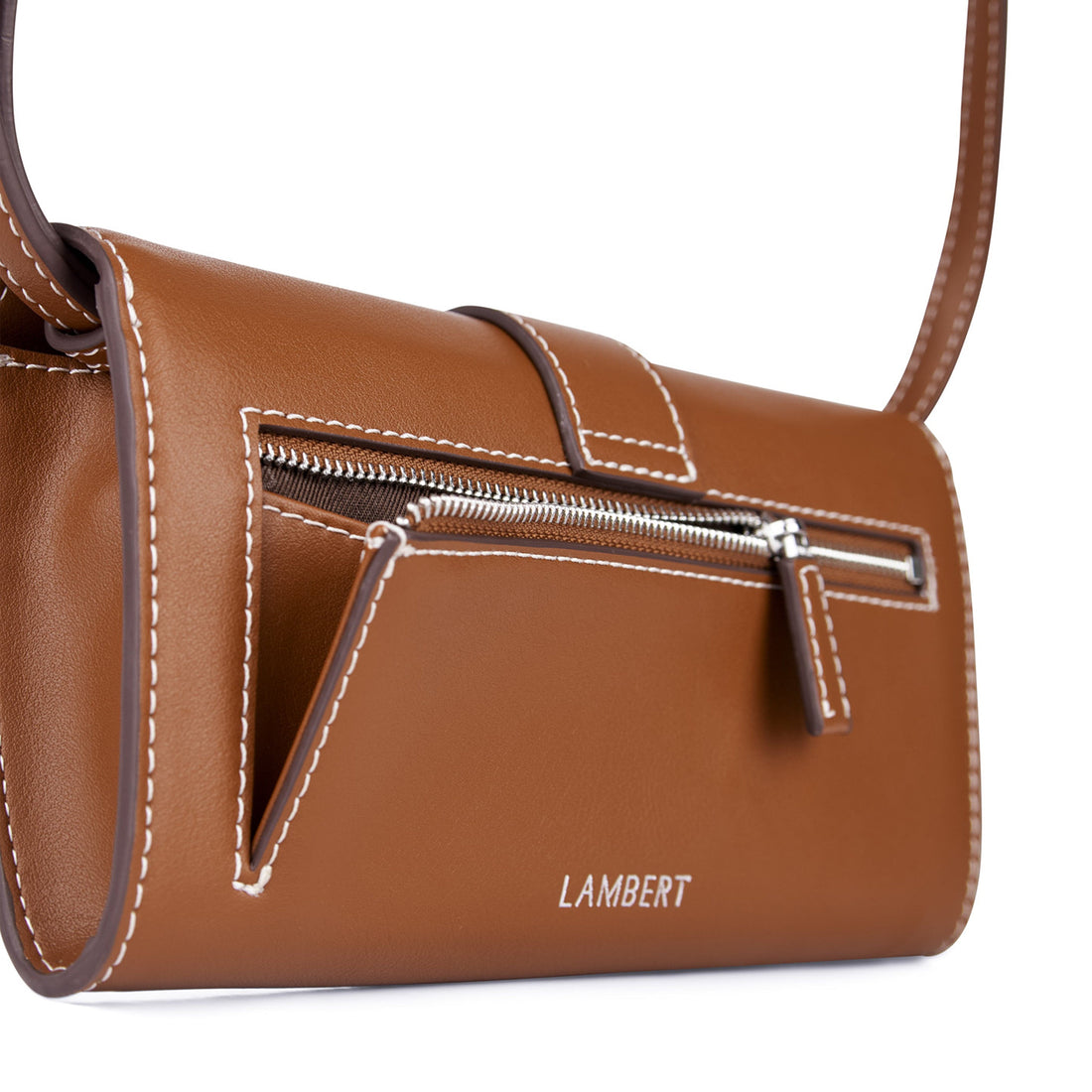 The Renee – 2-in-1 Vegan Leather Wallet  in Affogato