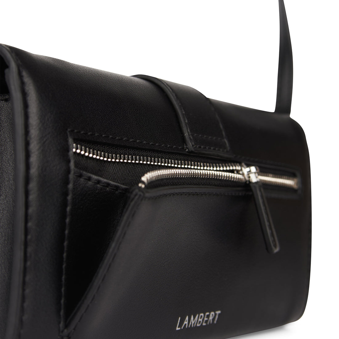 The Renee – 2-in-1 Vegan Leather Wallet  in Black