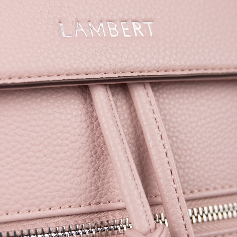 Le Riley - Sac à dos en cuir vegan dusty pink