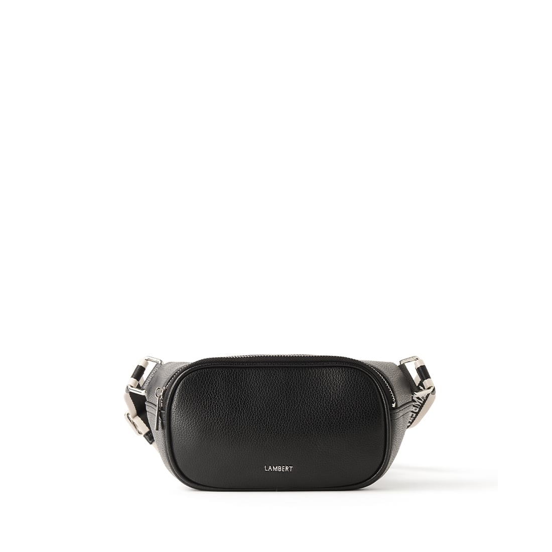 Le Sammy – Sac banane en cuir vegan noir
