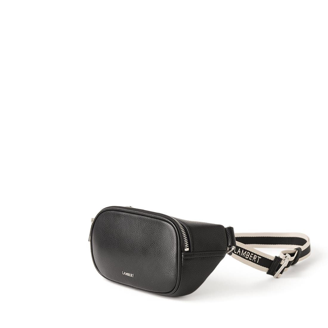 Le Sammy – Sac banane en cuir vegan noir