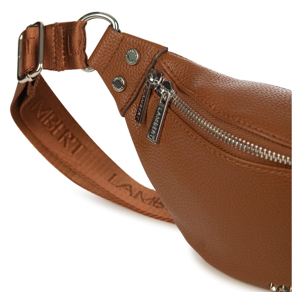 The Sarah - Affogato Vegan Leather Belt Bag