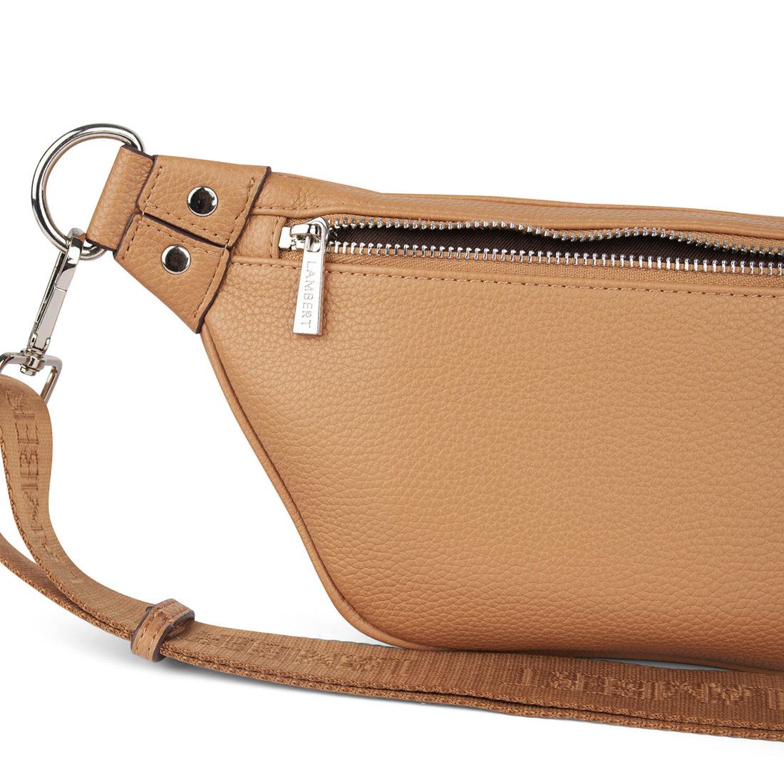 The Sarah – Vegan Leather Belt Bag in Camel