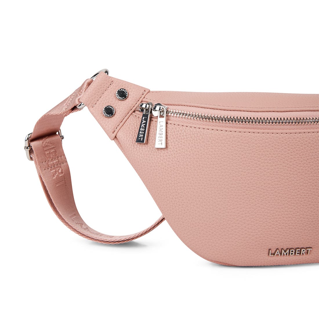 The Sarah - Chiffon Vegan Leather Belt Bag