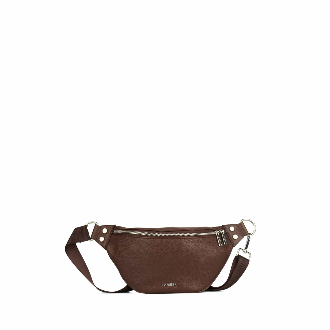 The Sarah – Vegan Leather Belt Bag in Chocolate