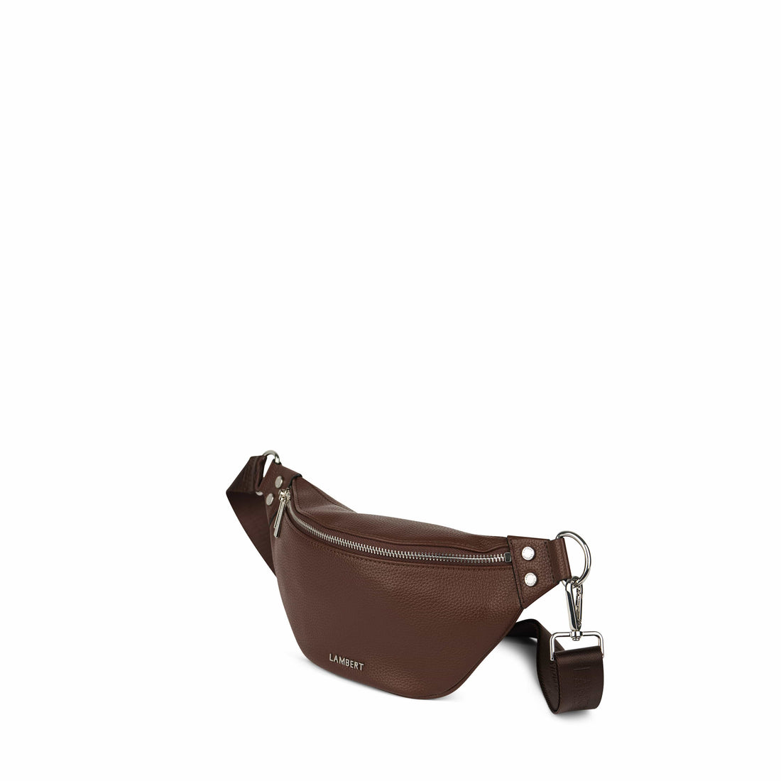 The Sarah – Vegan Leather Belt Bag in Chocolate