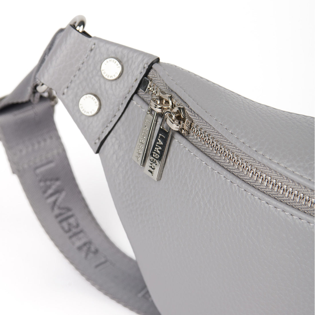 The Sarah – Vegan Leather Belt Bag in Storm