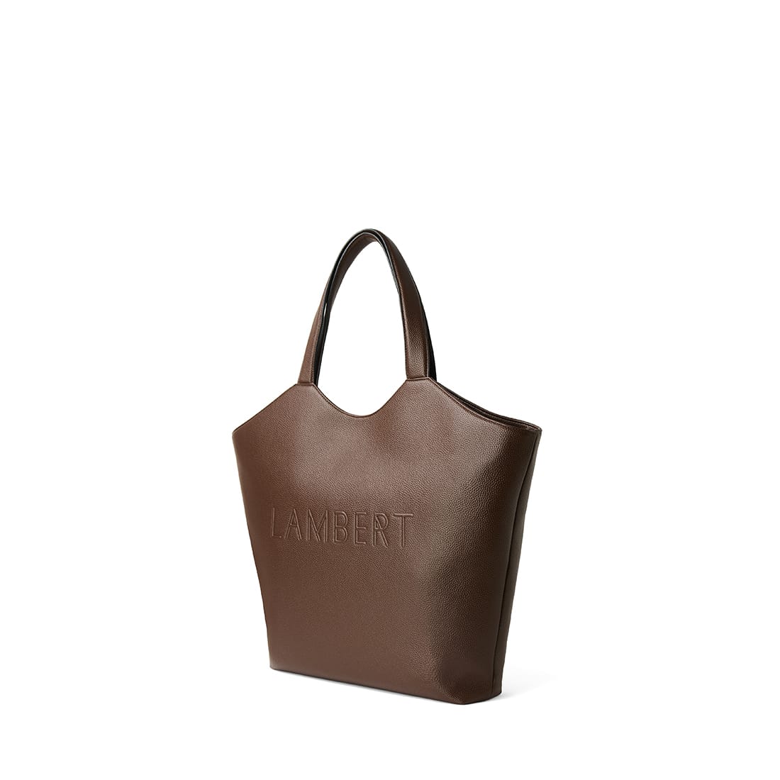 Le Sheila – Sac fourre-tout en cuir vegan chocolat