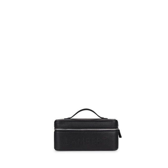 La Shelly - Trousse en cuir vegan noir
