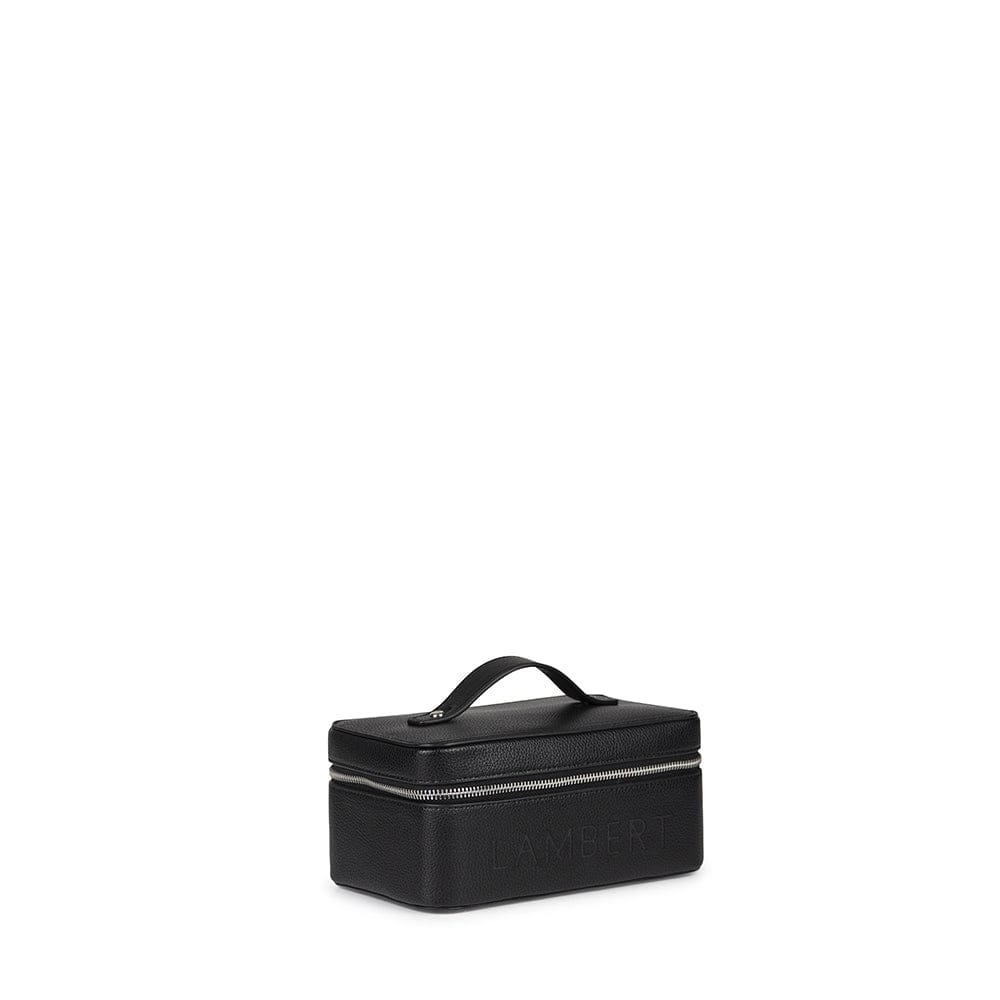 La Shelly - Trousse en cuir vegan noir