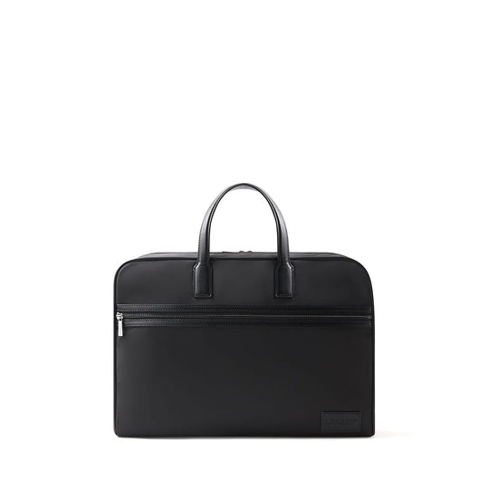 The Sloane - Black Canvas Briefcase