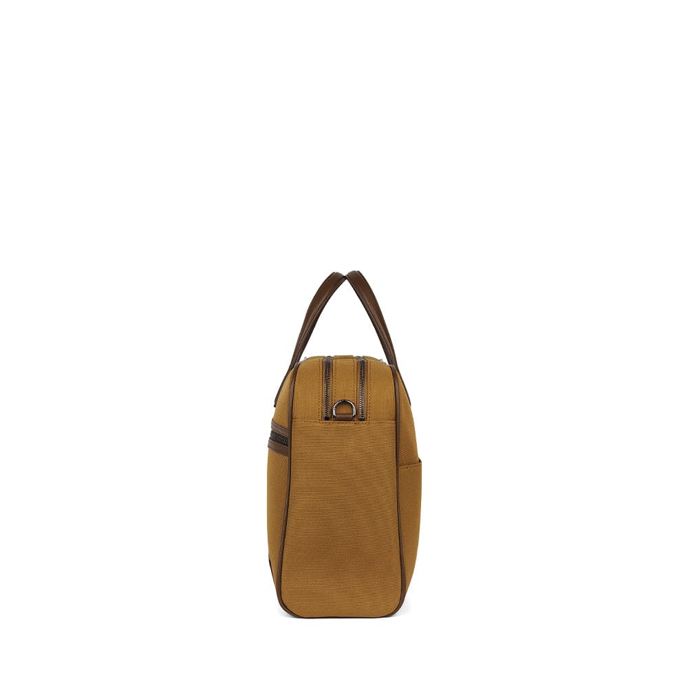 The Sloane – Briefcase in Black Canvas