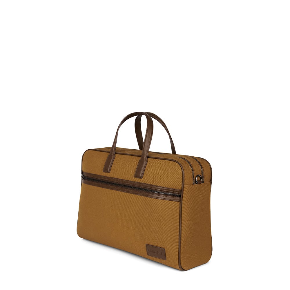 The Sloane – Briefcase in Black Canvas