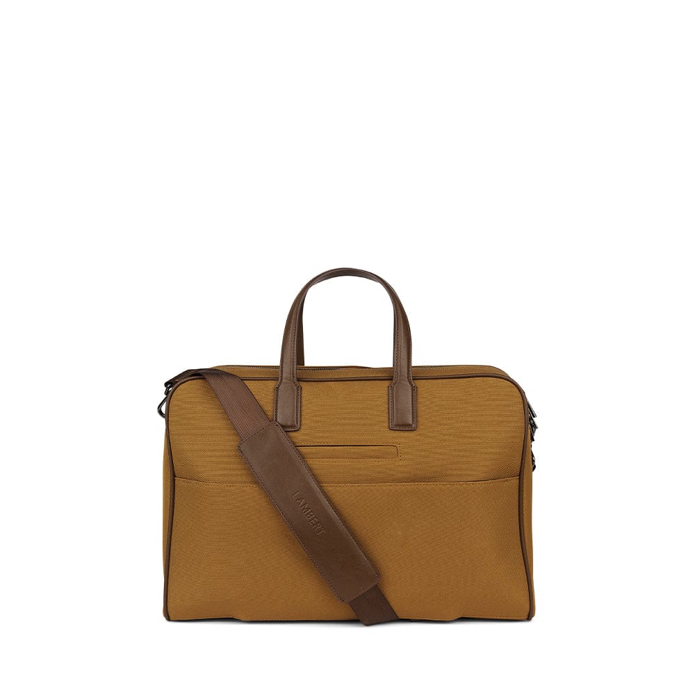The Sloane – Briefcase in Black Canvas