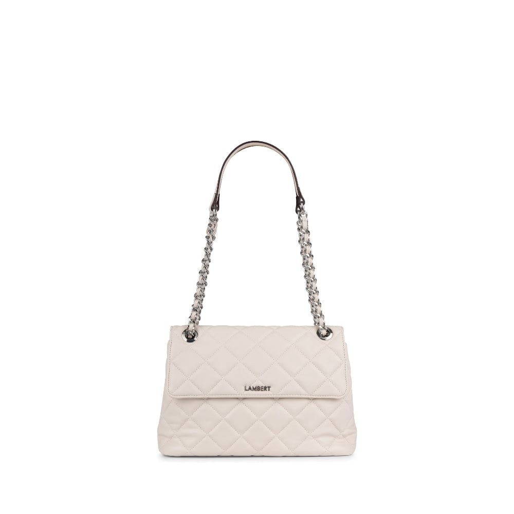 Le Sofia - Sac à main 2-en-1 matelassé en cuir vegan salt