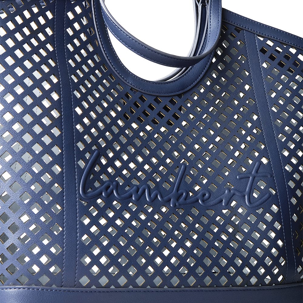 The Solene - Marine Vegan Leather Tote Bag