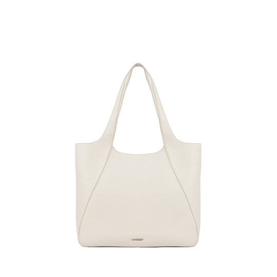 The Stacey – Porcelain Vegan Leather Tote Bag