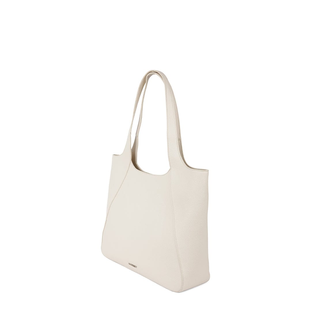 The Stacey – Porcelain Vegan Leather Tote Bag
