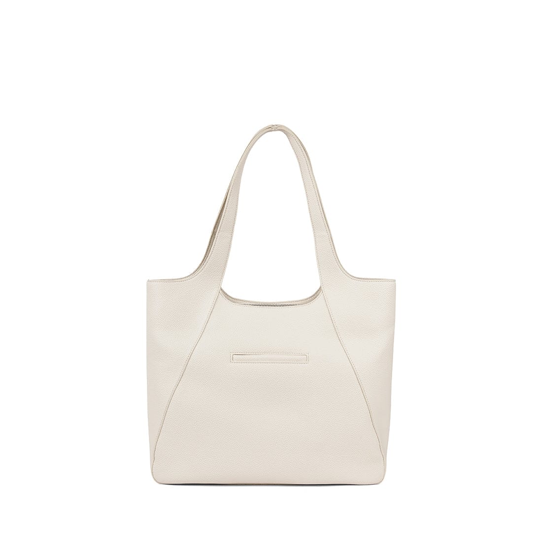 The Stacey – Porcelain Vegan Leather Tote Bag
