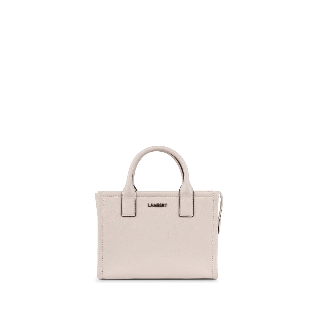 The Tania - Salt Vegan Leather Mini Tote Bag