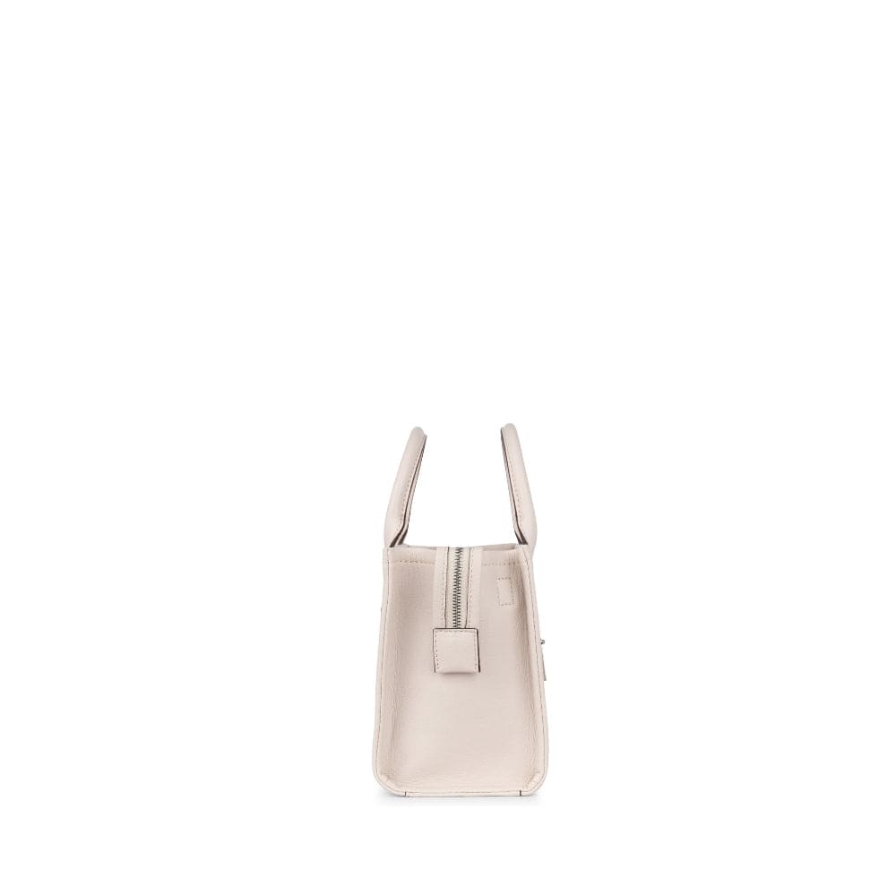 The Tania - Salt Vegan Leather Mini Tote Bag