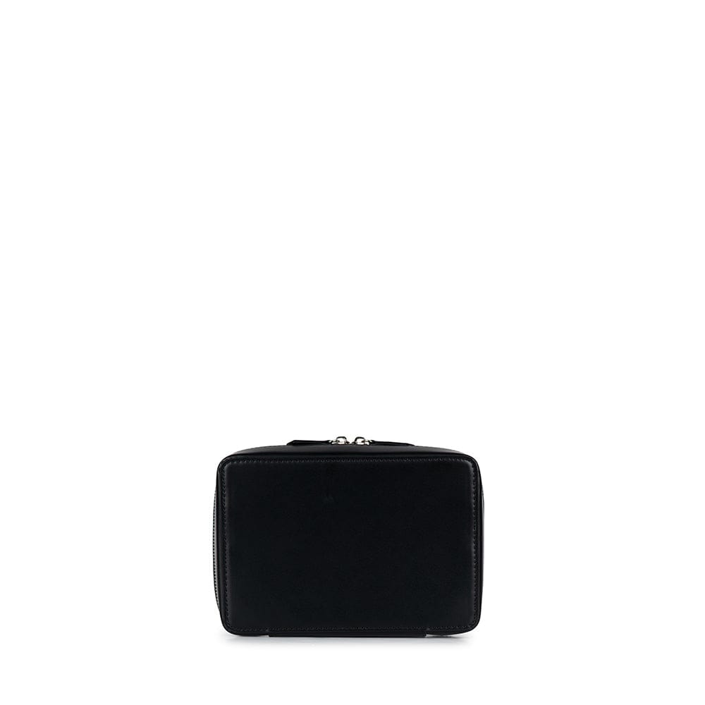 Le Tasha- Trousse à bijoux en cuir vegan noire