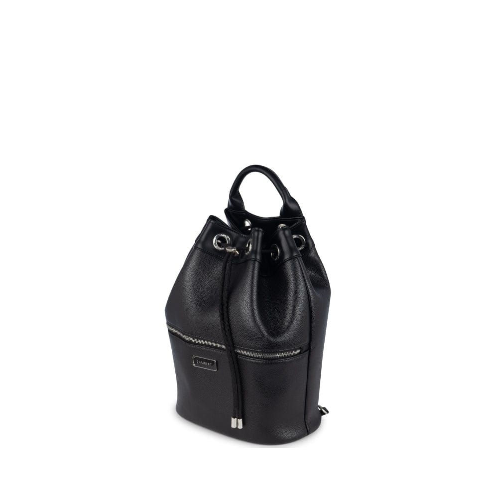 Le Taylor - Sac à dos en cuir vegan noir