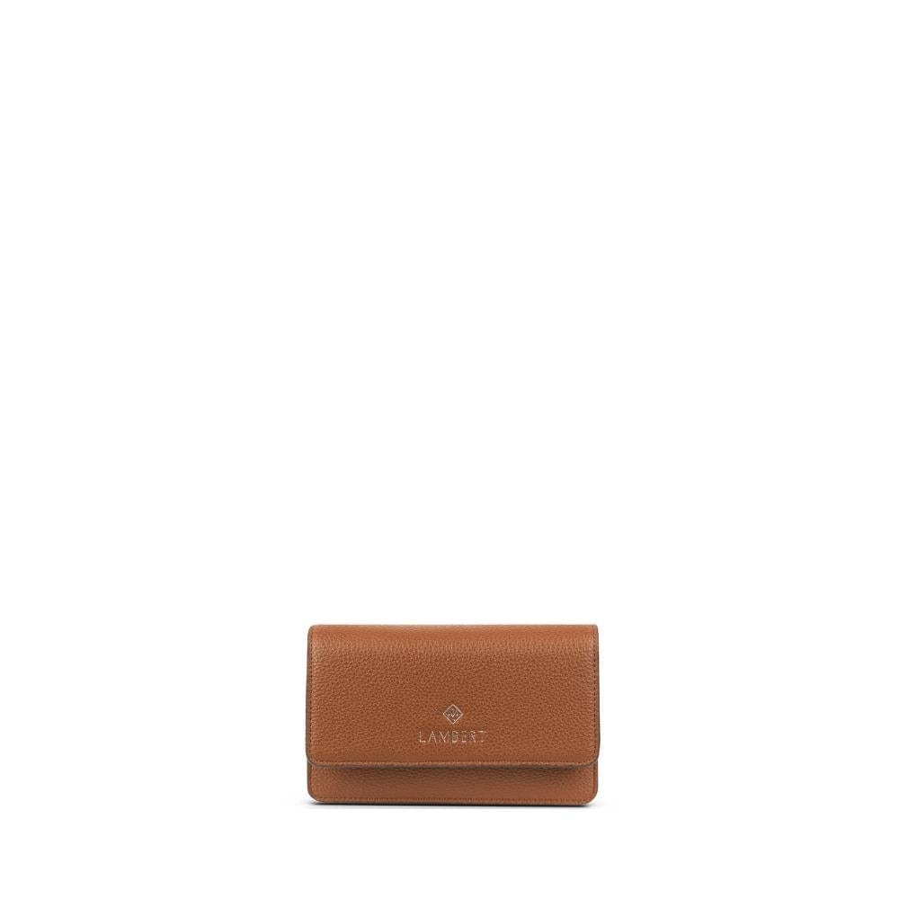 The Tina - Affogato Vegan Leather Wallet with Strap