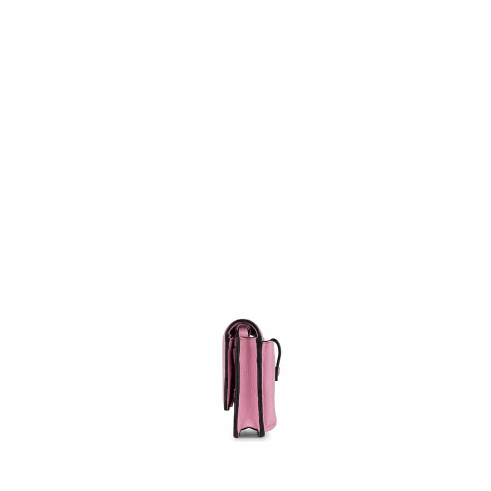 Le Tina -  Portefeuille sur ganse en cuir vegan whisper pink