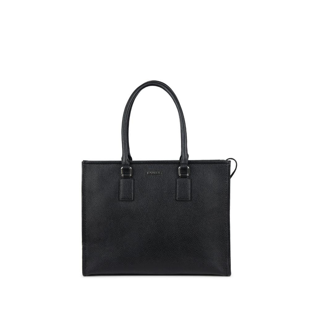 Le Valentina - Sac fourre-tout 2-en-1 en cuir vegan noir