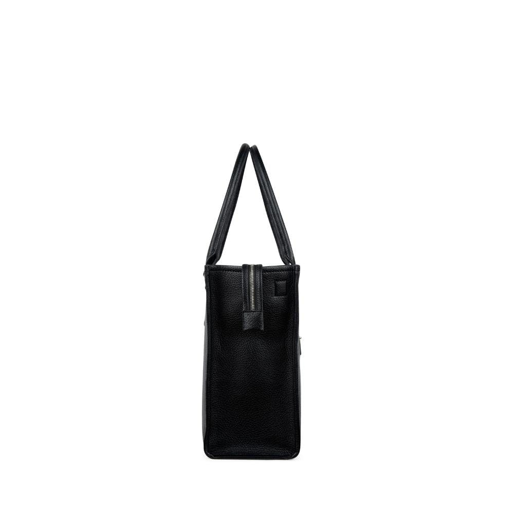 Le Valentina - Sac fourre-tout 2-en-1 en cuir vegan noir