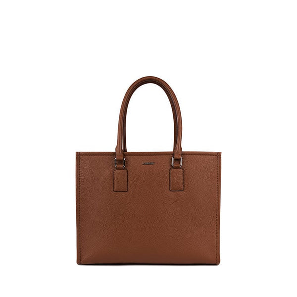 The Valentina – 2-in-1 Hazelnut Vegan Leather Tote Bag – Lambert