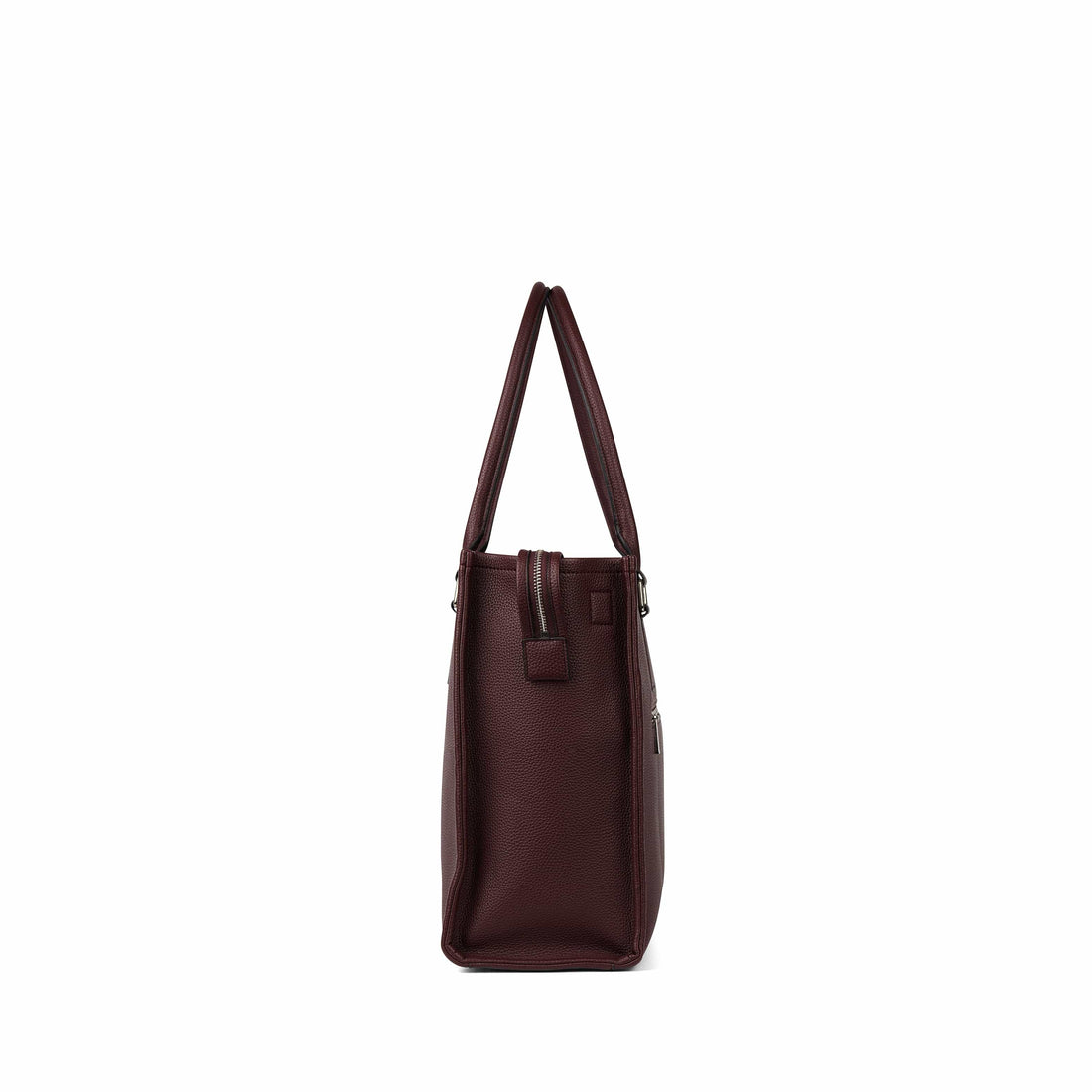 Le Valentina - Sac fourre-tout 2-en-1 en cuir vegan mahogany