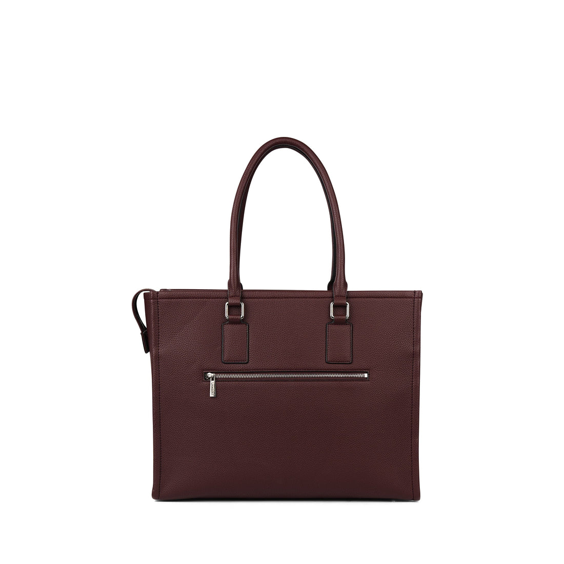 Le Valentina - Sac fourre-tout 2-en-1 en cuir vegan mahogany