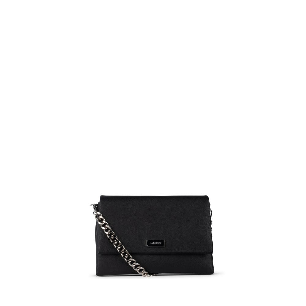The Valeria - Black Vegan Leather 3-in-1 Handbag
