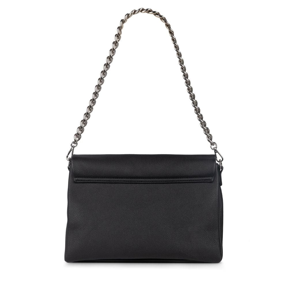 The Valeria - Black Vegan Leather 3-in-1 Handbag