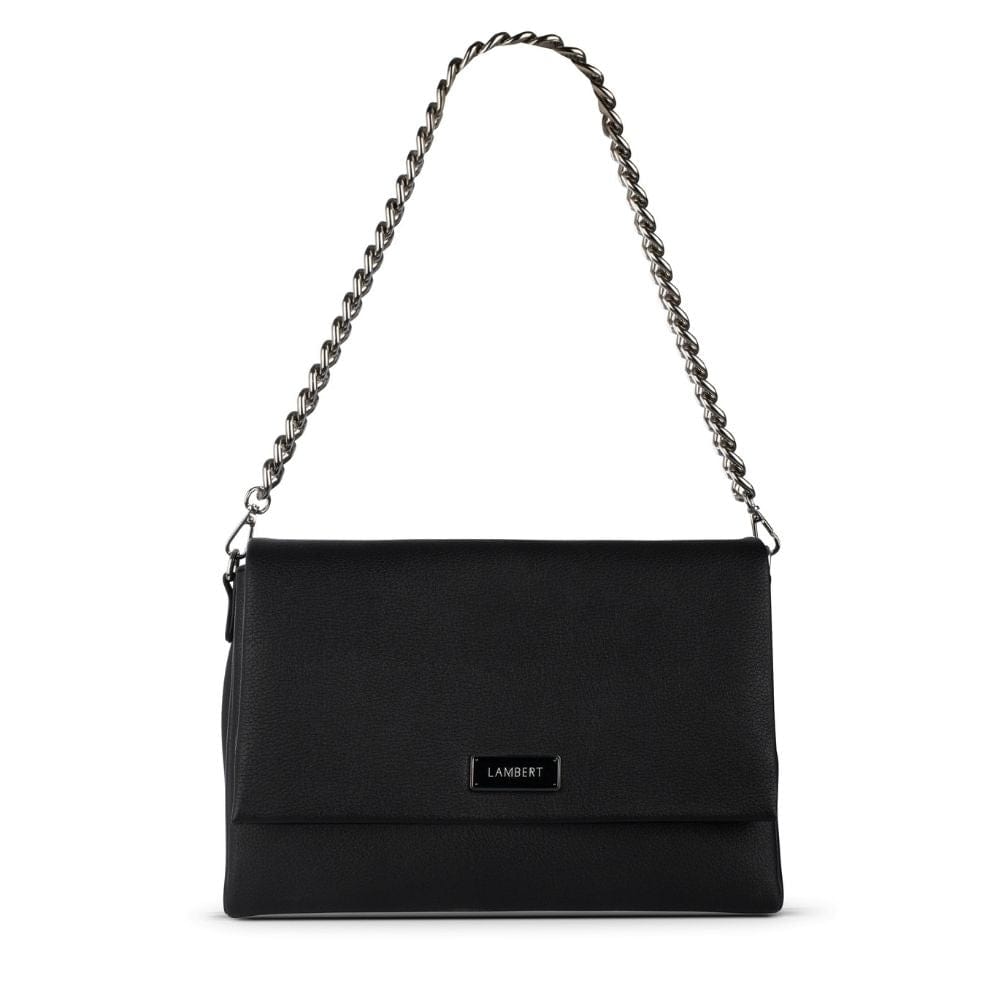 The Valeria - Black Vegan Leather 3-in-1 Handbag