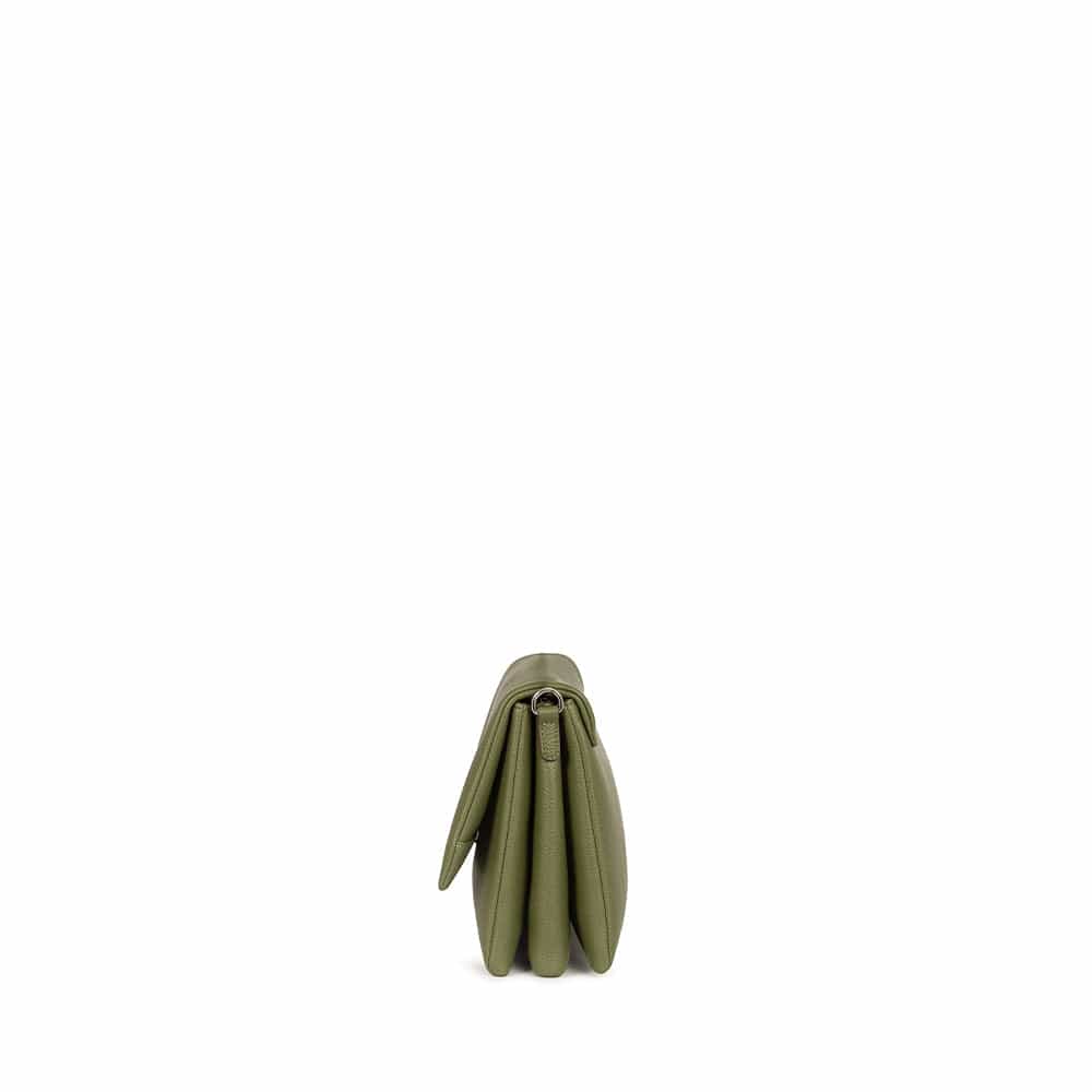 The Valeria - Olive Vegan Leather 3-in-1 Handbag