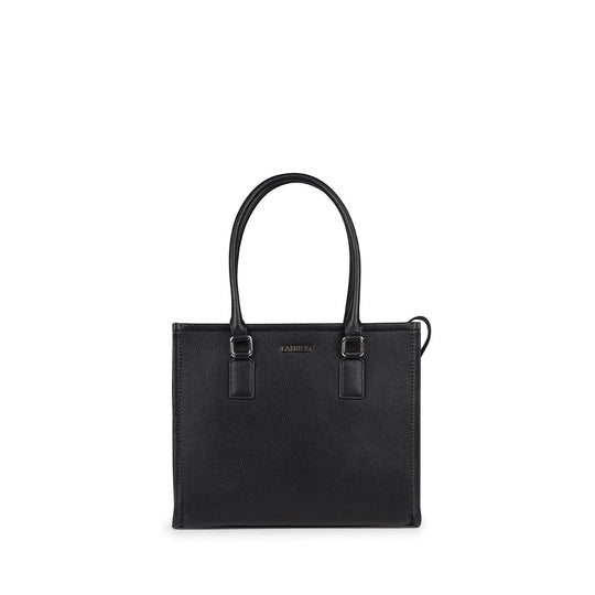 Le Vera - Sac à main 2-en-1 en cuir vegan noir