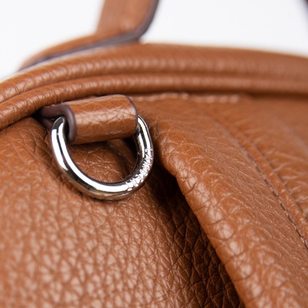 The Vicky - Affogato Vegan Leather Diaper Bag