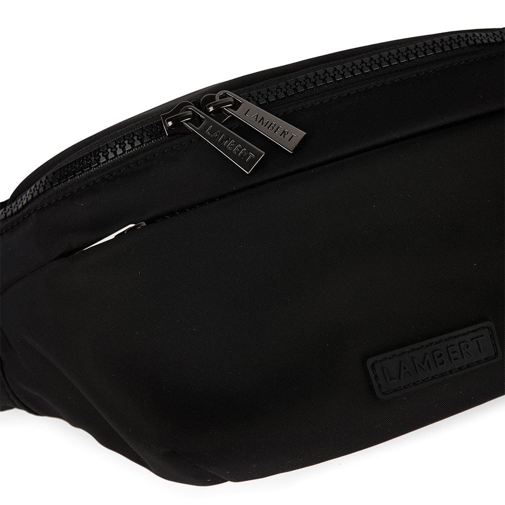 The Yael – Black Nylon Belt Bag