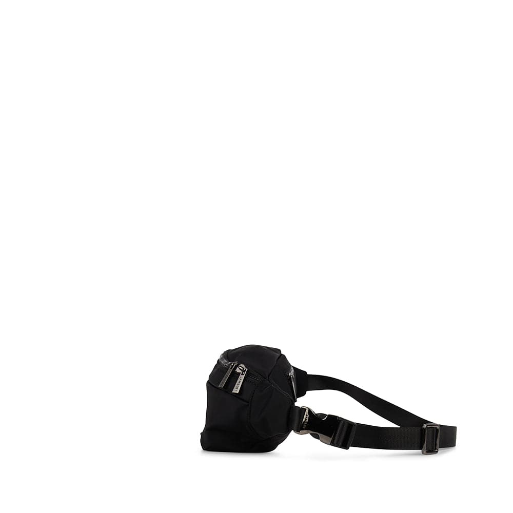 The Yael – Black Nylon Belt Bag