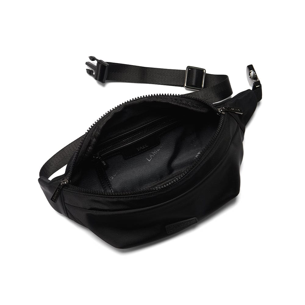 The Yael – Black Nylon Belt Bag