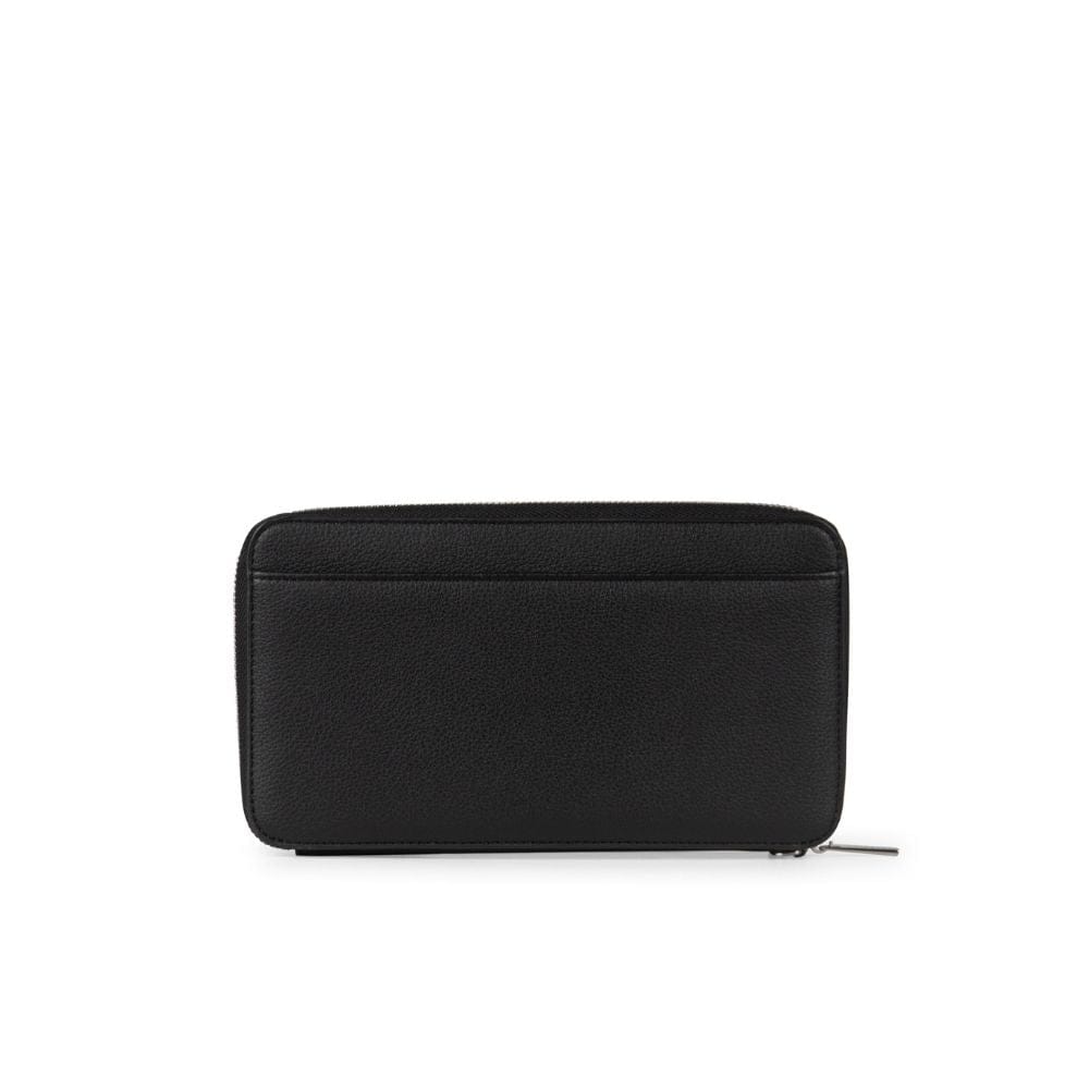 The Ines - Family Passport Holder in Black Vegan Leather