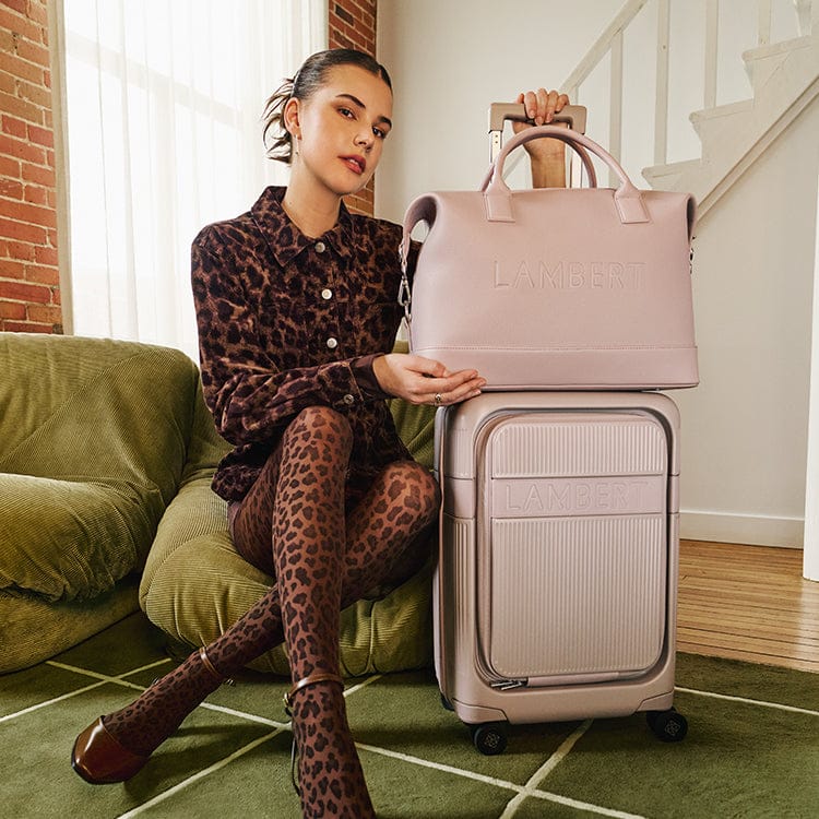 The Tokyo - Oyster mix Medium Check-In Suitcase – Lambert