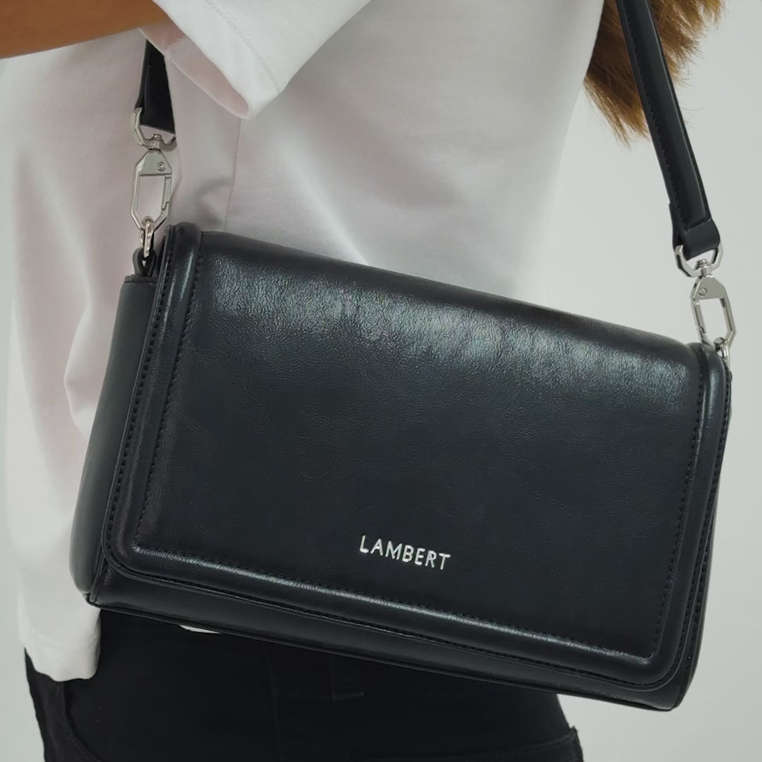 The Alyssa - 2 in 1 Hazelnut Vegan Leather Handbag